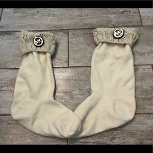 Michael kors fleece boot sock liners. Size L-XL VGUC